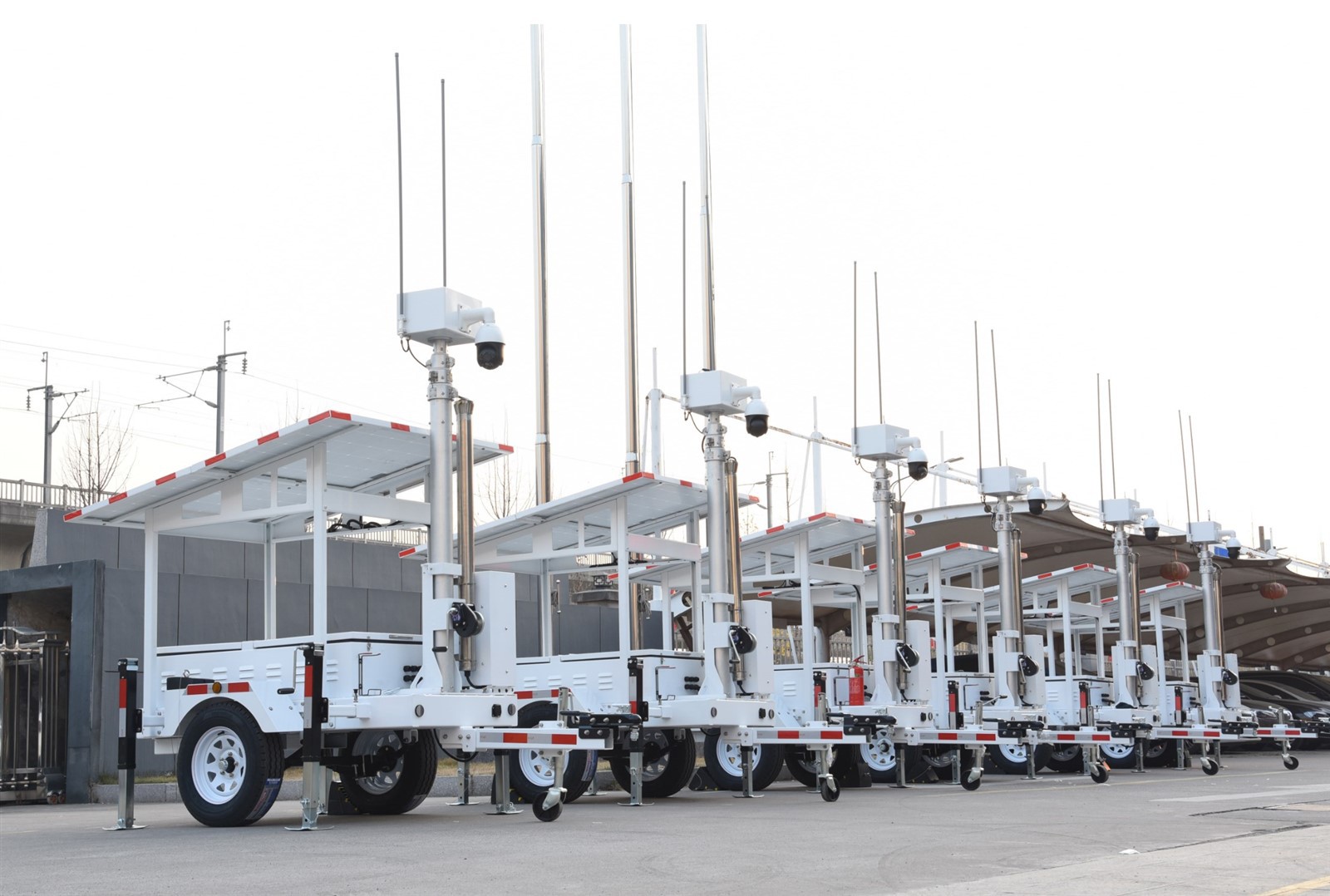 mobile video surveillance tower mobile video surveillance tower