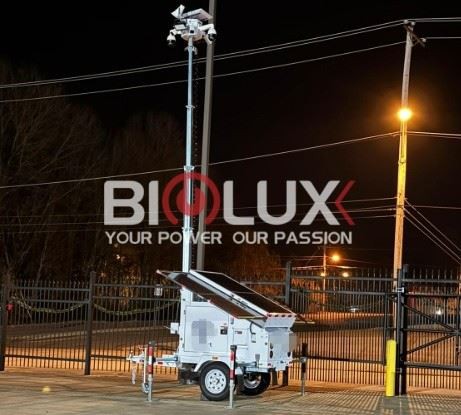 BIGLUX Solar Trailer Solar Panels With Surveillance Camera BIGLUX Solar Trailer Solar Panels With Surveillance Camera