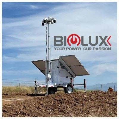 BIGLUX Solar Trailer Solar Panels With Surveillance Camera BIGLUX Solar Trailer Solar Panels With Surveillance Camera